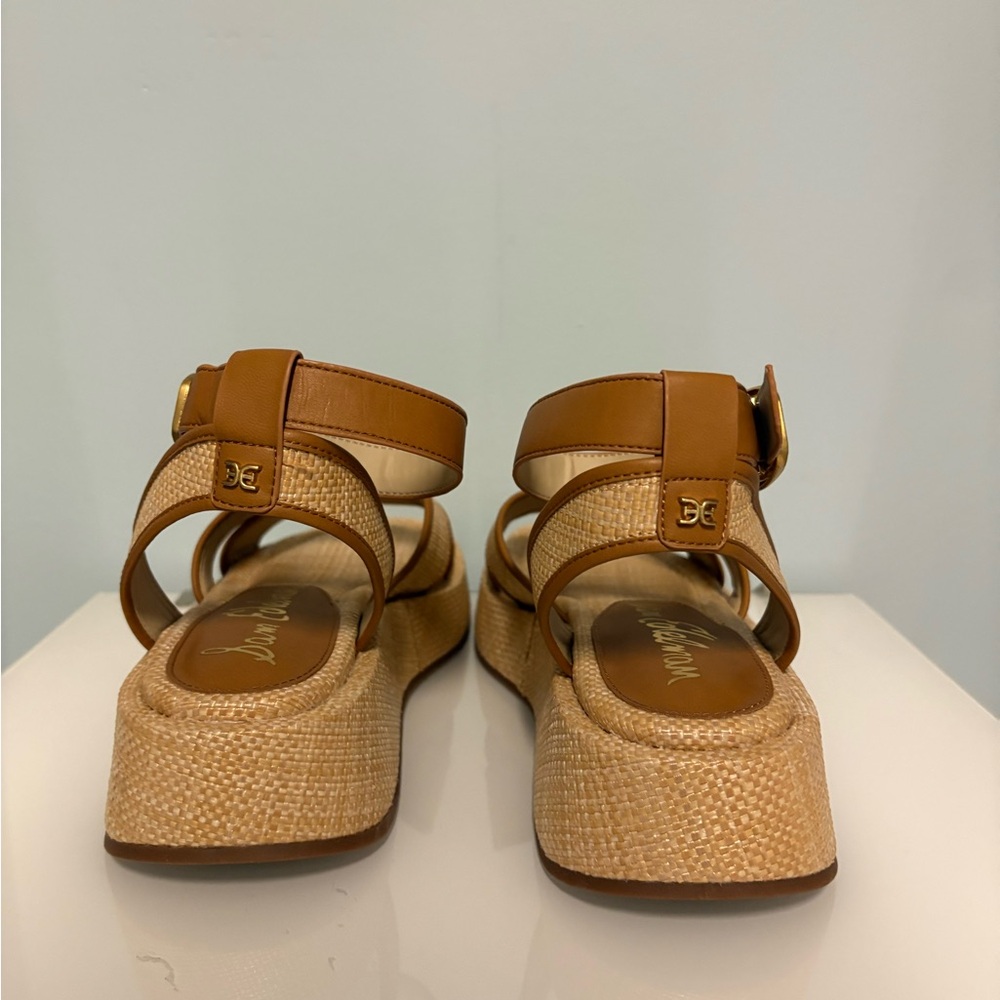 sam edelman women’s nylie platform ankle strap sandal | size 10 - Picture 5 of 8